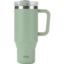 Tyeso Qq Termos Sızdırmaz Pipetli Çift Duvarlı Vakumlu 1200ML