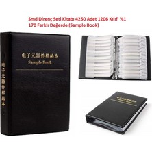 Hatfon Smd Direnç Seti Kitabı 4250 Adet 1206 Kılıf  %1 170 Farklı Değerde (Sample Book)