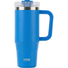 Tyeso Qq Termos Sızdırmaz Pipetli Çift Duvarlı Vakumlu 900ML