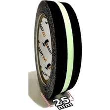 Bant Evi Fosforlu Merdiven Bandi Ince 2.5CMX25MT Fotolümenli Merdiven Kaydırmaz Bant