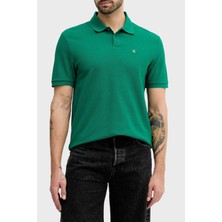 Calvin Klein Pamuklu Regular Fit Logo Nakışlı Polo LV040EM2692ES Erkek Polo LV040EM269 2es