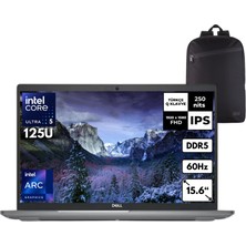 Dell Latitude 5550 Ultra 5-125U 32-Gbddr5 4 Tbssd Intel Arc Graphics 15.6" Fhd Windows 11 Pro + Hmf Sırt Çantası N007L555015EMEA-VP-UBUHMF32