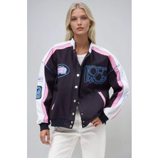 Lijuri Nakış Baskılı Pilot Ceket 7093