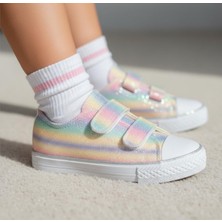 Gala Stil Gala Çırtlı Renkli Kız Çocuk Ayakkabı