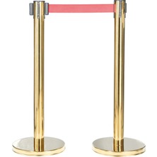 Biradlı Çelik Şerit Bariyer Altın Renk 275 cm