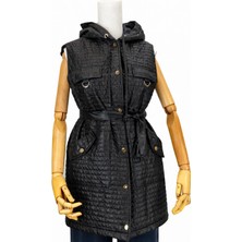 JOOQSTORE Kapitone Kuşaklı Yelek