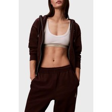 Calvin Klein Pamuklu Regular Fit Kapüşonlu Logolu Sweat LV047B270G2E8 Bayan Sweat LV047B270G 2e8