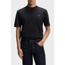 Boss Logolu Pamuklu Regular Fit Bisiklet Yaka T Shirt Erkek T Shirt 50555844 404