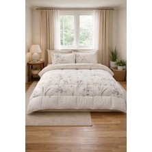 Özdilek White Lily Çift Kişilik Uyku Seti - Lila