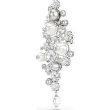 Swarovski 5722516 Constella Brooch,crystal Pearl, Round Cut, White, Rhodium Plated
