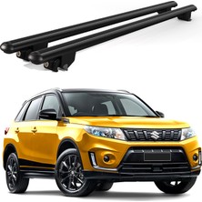 Today Auto Kanca Suzuki Vitara (2015 ve Sonrası) Uyumlu Siyah Kilitli Ara Atkı 120CM Port Bagaj Tavan Barı