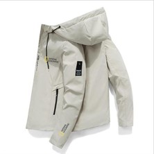 Cbtx Fermuarlı Spor ve Rahat Kapüşonlu Outdoor Erkek Mont