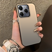 Hontinga Tecno Spark 20 Pro 5g 4g Spark 20C Uyumlu Kılıfı Silikon Kenar Sert Arka Düşüme Önleyici Basitlik Anti Düşme Kamera Korumali Telefon Kılıfı K1-0000