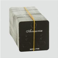 Datatek Siyah Renkli Küpe Kartı 200 Adet