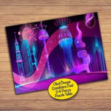 Asilmeydan Gezegen ve Şehir Manzarası 24 Parça Çocuklara Özel Yapboz Tablo-2823