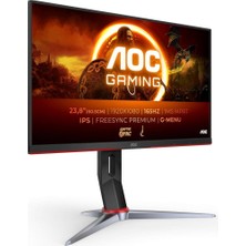 Aoc 24G2SP/BK 23.8" 1 Ms Full Hd Pivot IPS 165 Hz Oyuncu Monitörü Teşhir
