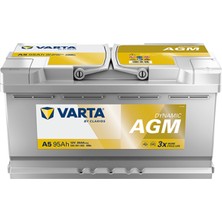 Varta Anabayinden 95 Agm Akü Varta A5 (G14) -Hurda Akü Göndermeniz Gerekmiyor