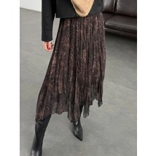 MZR Collection Asimetrik Kesim Şifon Etek