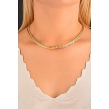 CEBECİ Cebeci 14 Ayar Hasır Altın Kolye