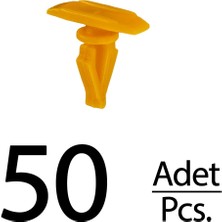 Alpha Auto Part Toyota Daihatsu Hyundai Mazda Subaru Mitsubishi Için Toz Fitil Klips - 50 Adet