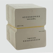 Datatek Gri Renkli Lüks Kolye Kartı