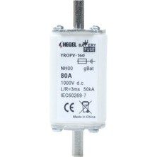 Hegel - Inges 100 Amper Dc Bıçaklı Sigorta