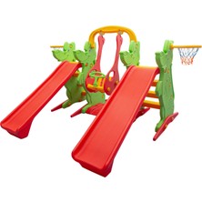 King Kids Kaydıraklı Salıncak Set C Ks 9060 C Yeşil