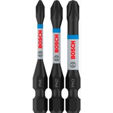Bosch 3 Parça, Professional  Impact Pro Ph Tornavida Ucu Seti (55 Mm)
