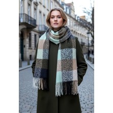 REMSA Püsküllü Buklet Atkı Şal 45X200 cm 1292 Siyah