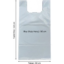 Bekar Ambalaj Poşet Kirli Beyaz Hantal -5 kg