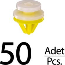 Alpha Auto Part Land Rover Opel Renault Için Kapı Döşeme Klips - 50 Adet