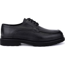 Tamer Tanca Erkek Hakiki Deri Siyah Casual Ayakkabı 572 4617 Erk Ayk SK25-26 Sıyah