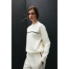 Lufian Angelına Kadın Örme Sweatshırt 122030019