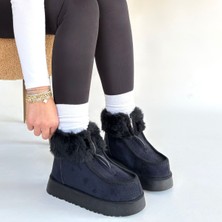 SEPET365 Zinya Siyah Süet Bot