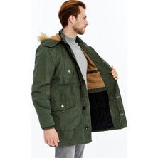 Let's Go 5613 Su Iticili Rüzgar Geçirmez Parka Mont