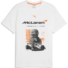 Puma Mclaren Racıng Drıver Tee Norrıs Erkek Günlük Tişört 63745102 Beyaz