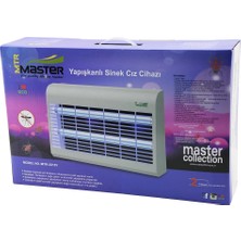 Calperia Master MTR-2X15Y  Yapışkanlı  Sinek Öldürücü Cız Cihazı Makine 30W 2pcs LED Floresan 100M2 Etkili 47.5X9.5X29CM (5047)