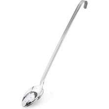 Biradlı Sanayi Tipi Puntalı, Delikli Servis Kaşığı 35 cm