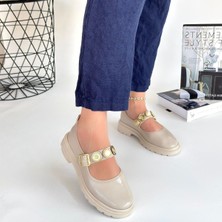 SEPET365 Okira Bej Rugan Oxford Ayakkabı