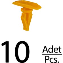 Alpha Auto Part Toyota Daihatsu Hyundai Mazda Subaru Mitsubishi Için Toz Fitil Klips - 10 Adet