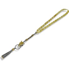 Tudi Silver Kaplan Başı Figürlü Kehribar Gümüş Tesbih