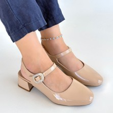 SEPET365 Gowe Nude Rugan Topuklu Ayakkabı