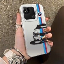 Hontinga Xiaomi Redmi 9c A4 5g Uyumlu Kılıfı Silikon Kenar Sert Arka Düşüme Önleyici Basitlik Anti Düşme Kamera Korumali Telefon Kılıfı K1-0588 Bmw Desen