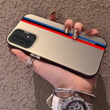 Hontinga Samsung Galaxy A12 A13 A14 A15 5g 4g Uyumlu Kılıfı Silikon Kenar Sert Arka Düşüme Önleyici Basitlik Anti Düşme Bmw Desen Kamera Korumali Telefon Kılıfı K1-0589