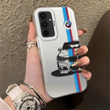 Hontinga Samsung Galaxy A35 A52 A52S A54 A55 5g 4g Uyumlu Kılıfı Silikon Kenar Sert Arka Düşüme Önleyici Basitlik Anti Düşme Kamera Korumali Telefon Kılıfı K1-0588 Bmw Desen