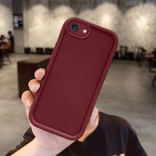 Hontinga iPhone 7 8 Se 2022 2020 Uyumlu Telefon Kılıfı Düşüme Önleyici Basitlik Anti Düşme Kamera Korumali Spider Man Bordo Desen Yumuşak Silikon Telefon Kılıfı K2-7000
