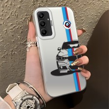 Hontinga Samsung Galaxy A16 A23 A24 A25 5g 4g Uyumlu Kılıfı Silikon Kenar Sert Arka Düşüme Önleyici Basitlik Anti Düşme Kamera Korumali Telefon Kılıfı K1-0588 Bmw Desen