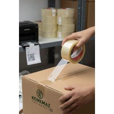 Astel 45 mm x 100 Metre Şeffaf Güçlü Yapışkanlı Kopmayan Koli Bant Bandı Bantları