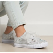 Gala Stil Gala Simli Kız Çocuk Ayakkabı (21-30 Işıklı)