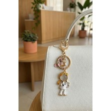 Modex Altın Rengi Sarı Saçlı Hemşire Doktor Çanta Aksesuarı Anahtarlık